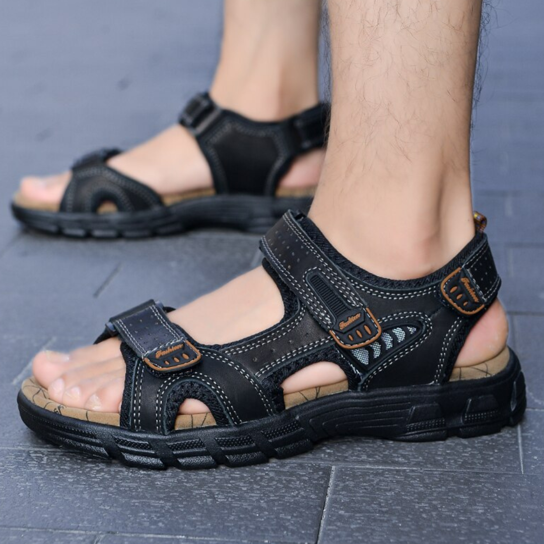 Gage Leather Sandals