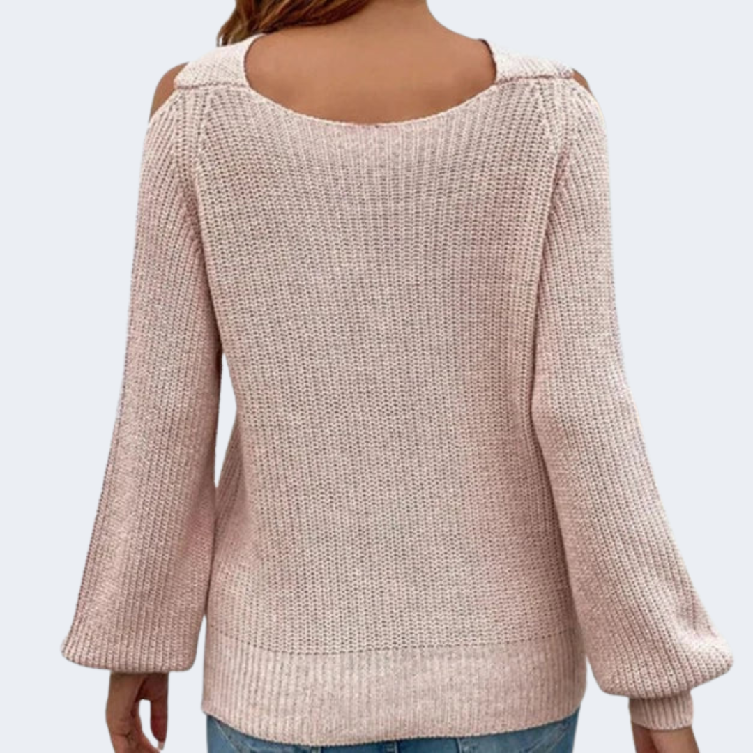 Grace Rib-Knit Sweater