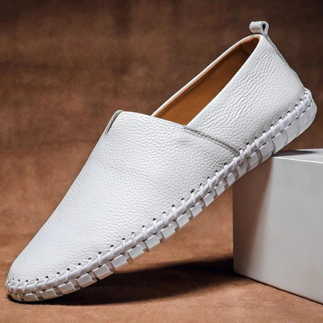 Terry Minimal Leather Loafers