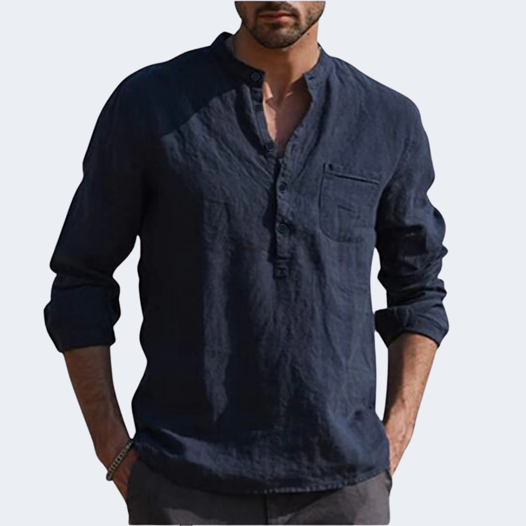 Saintrez Premium Cotton Linen Shirt