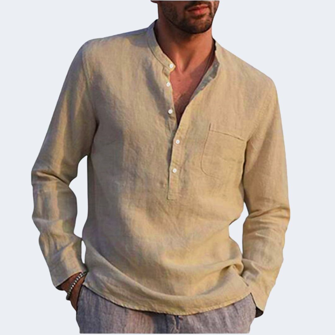 Saintrez Premium Cotton Linen Shirt