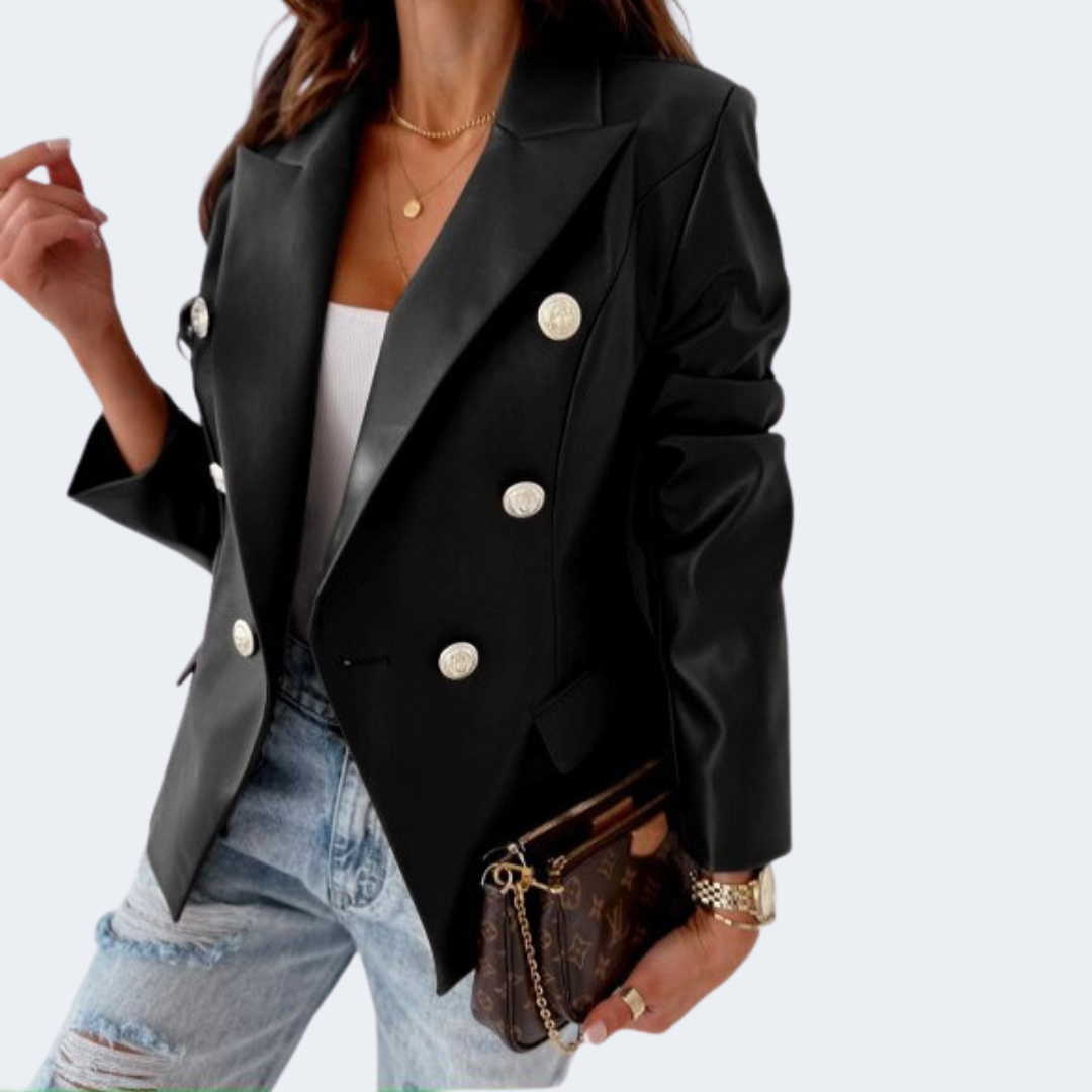 Astrid Faux Leather Jacket