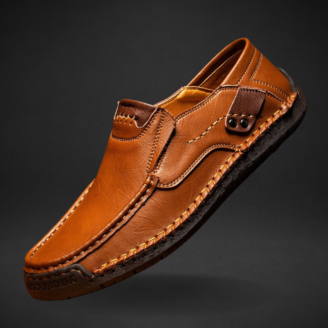 Saintrez Leather Moccasins